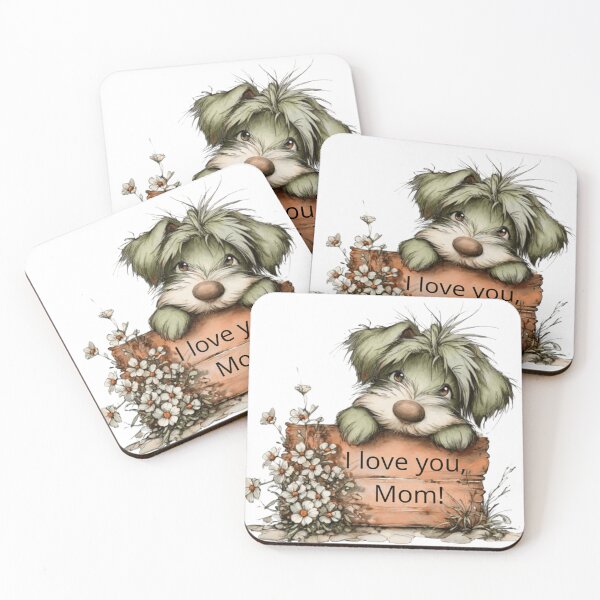 Item preview, I love you, Mom! designed and sold by Niespodzianki.