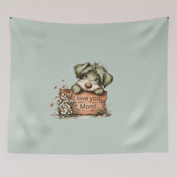 Item preview, I love you, Mom! designed and sold by Niespodzianki.