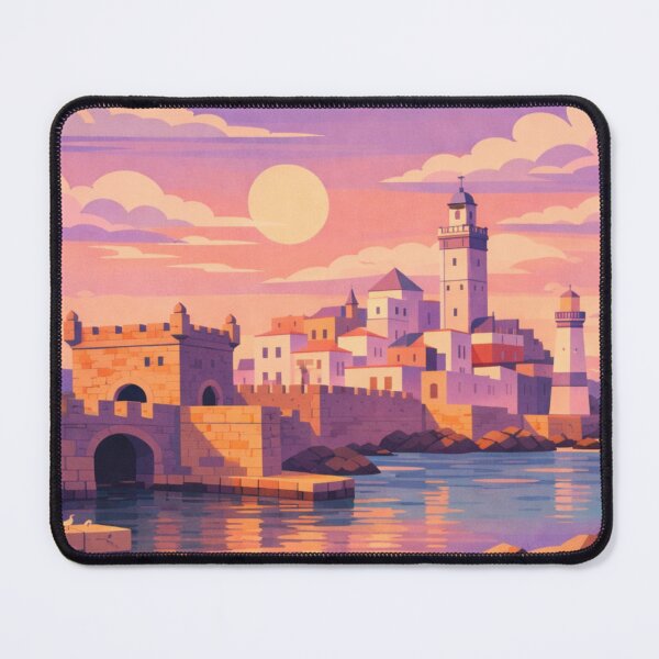 Item preview, Essaouira Morocco Vintage Travel Poster designed and sold by MatthewHeights.
