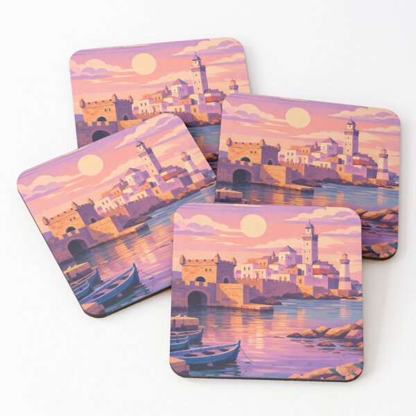 Item preview, Essaouira Morocco Vintage Travel Poster designed and sold by MatthewHeights.
