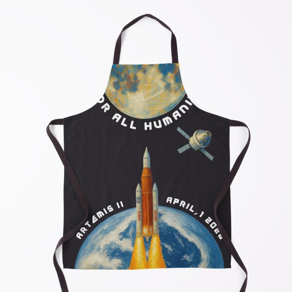 Item preview, Artemis Moon Mission SLS Rocket and Orion Spacecraft Illustration designed and sold by Niji Hibana.
