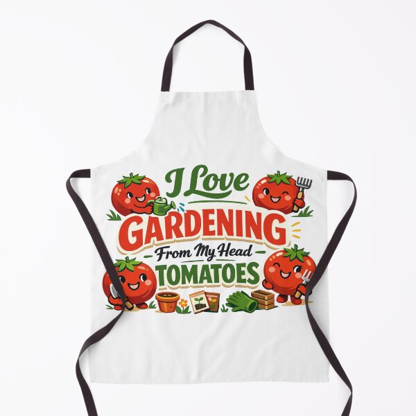 Item preview, I Love Gardening From My Head Tomatoes Shirt designed and sold by Pineapple-Tree.