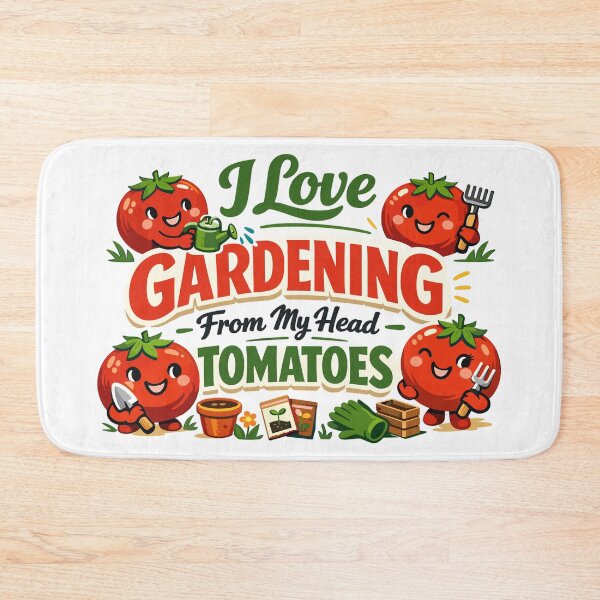 Item preview, I Love Gardening From My Head Tomatoes Shirt designed and sold by Pineapple-Tree.