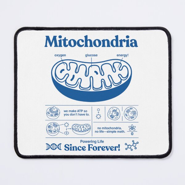 Item preview, Vintage Mitochondria Biology Diagram Retro Cell Energy ATP Science Humor designed and sold by FreshVibe Prints.