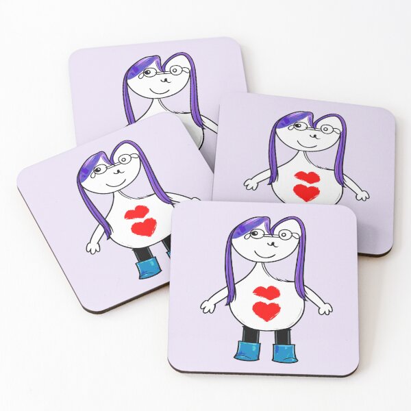 Item preview, Cute Purple Hair Character designed and sold by SoftBeing.