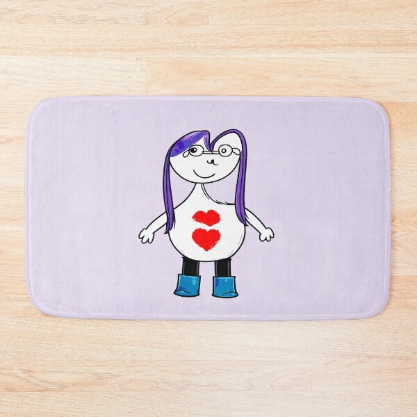 Item preview, Cute Purple Hair Character designed and sold by SoftBeing.