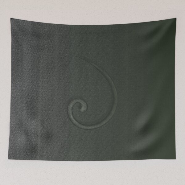 Item preview, Gray snake in the form of a gold spiral with a green gradient designed and sold by Cherevan.