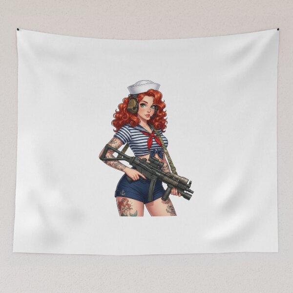 Item preview, Sailor Girl designed and sold by RAWLIFEGRAPHIC.