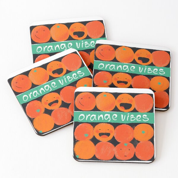 Item preview, Orange vibes, summer, print, hand drawn abstract, citrus designed and sold by NatalkaP.