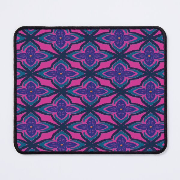 Item preview, Deep purple tribal geometric diamond motif  designed and sold by AdesignbyG.