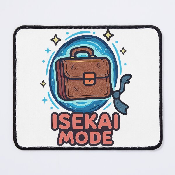 Item preview, Isekai Mode Anime Office Humor Kawaii Tee designed and sold by Roseyteedesigns.