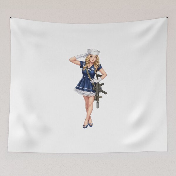 Item preview, Sailor Girl designed and sold by RAWLIFEGRAPHIC.
