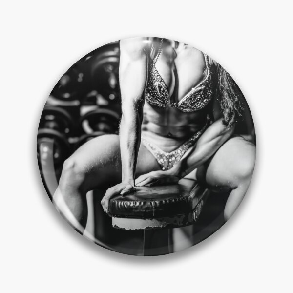 Item preview, Woman fitness model black and white # 001 designed and sold by loveling.
