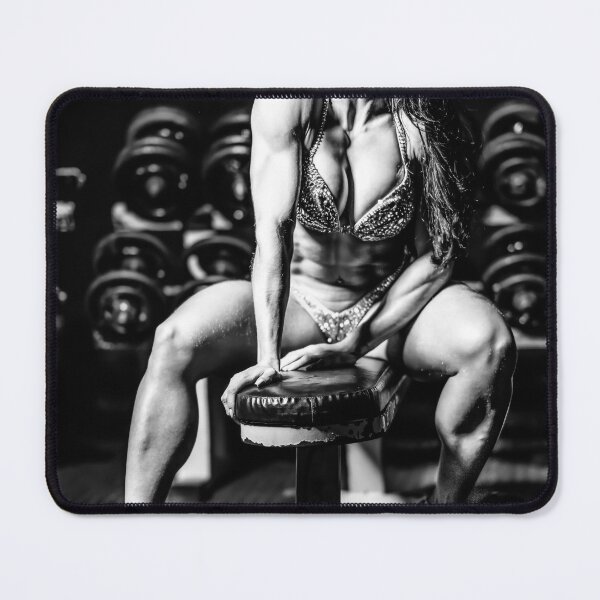Item preview, Woman fitness model black and white # 001 designed and sold by loveling.