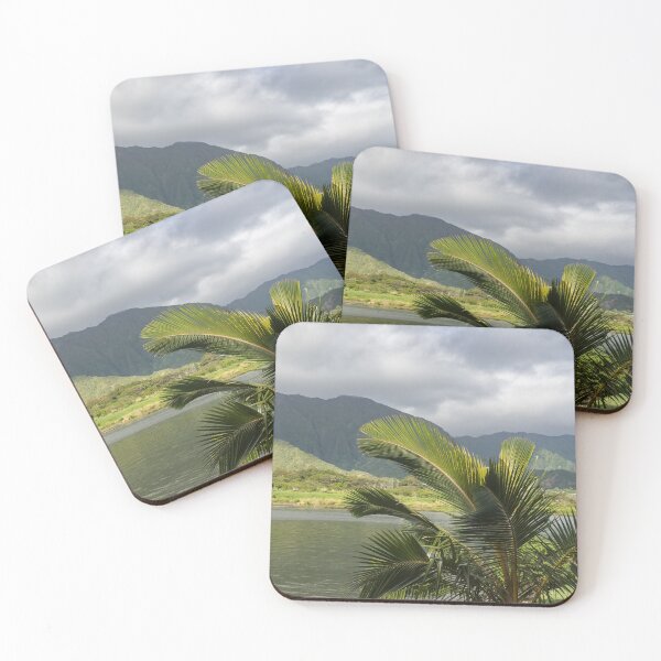 Item preview, Corrugated Mountains and Palm Trees - Hawaiian Travel designed and sold by Georgia Mizuleva.