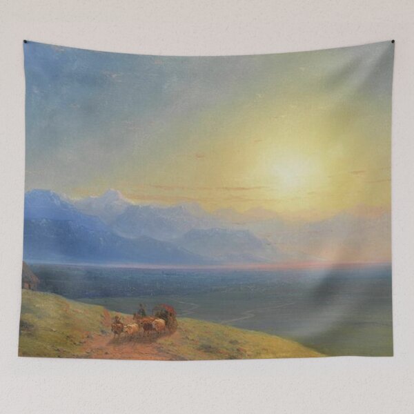 Item preview, View of the Caucasus with Mount Kazbek in the Distance designed and sold by SharonTheFirst.
