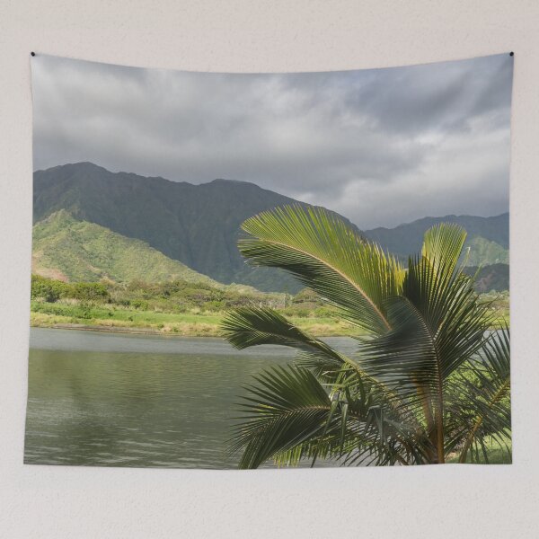 Item preview, Corrugated Mountains and Palm Trees - Hawaiian Travel designed and sold by Georgia Mizuleva.
