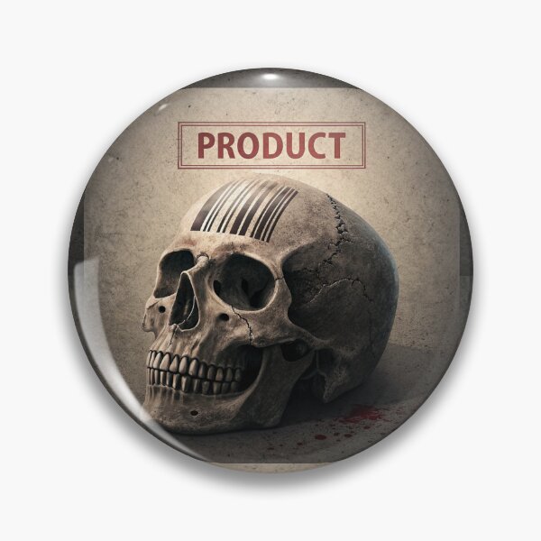 Item preview, Product of Society – Barcode Skull Concept designed and sold by LordOfWear.