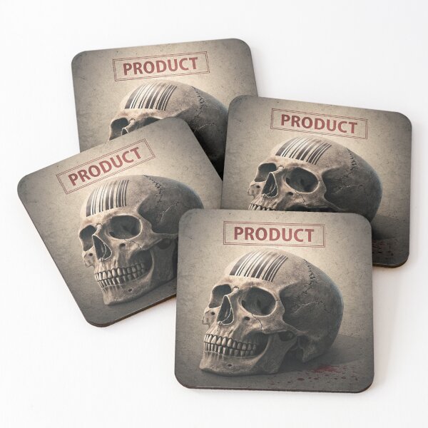 Item preview, Product of Society – Barcode Skull Concept designed and sold by LordOfWear.