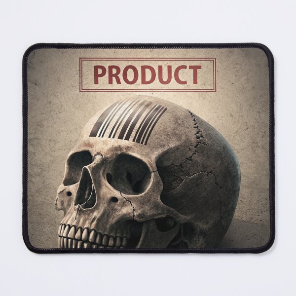 Item preview, Product of Society – Barcode Skull Concept designed and sold by LordOfWear.