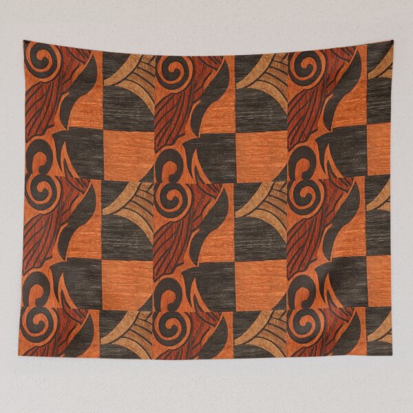 Item preview, Earthy Tribal Patchwork – Tapa Inspired Pattern designed and sold by Salote Faotusia.