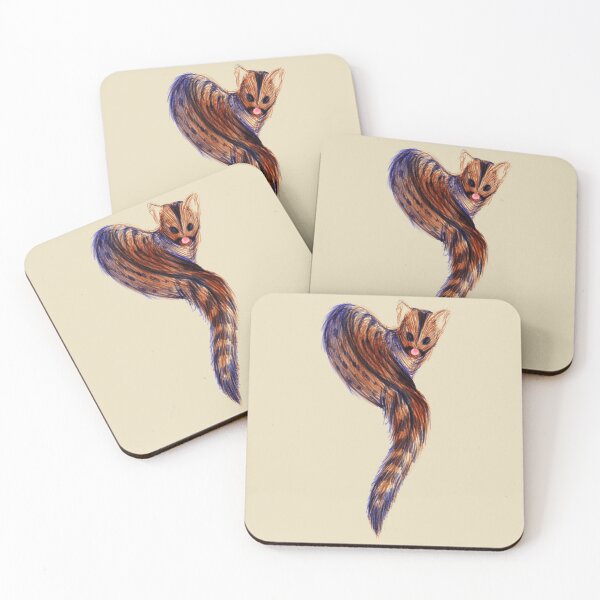Item preview, Common genet back designed and sold by RyukiArtbook.