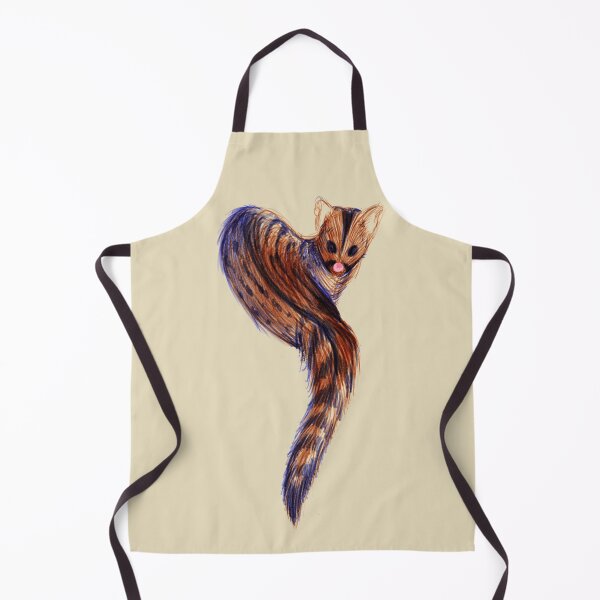 Item preview, Common genet back designed and sold by RyukiArtbook.