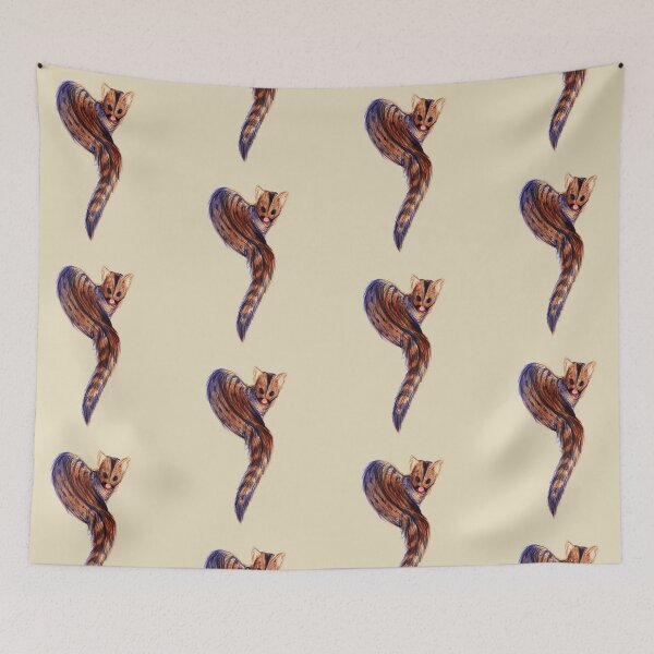 Item preview, Common genet back designed and sold by RyukiArtbook.