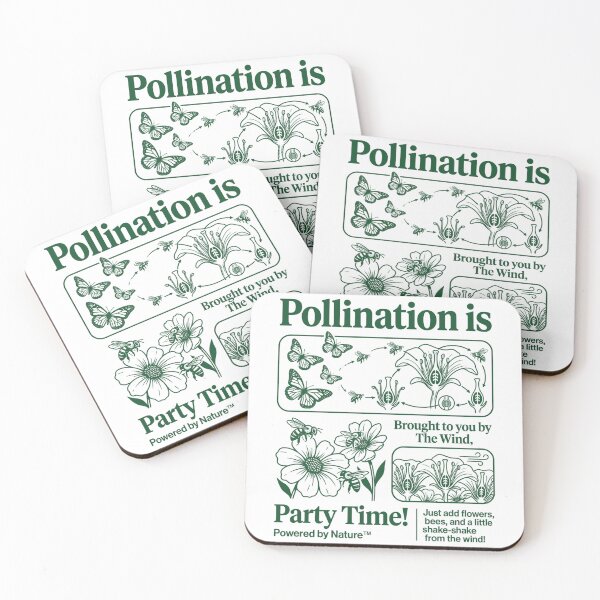 Item preview, Vintage Pollination Biology Graphic Bees Flowers Retro Botanical Science Garden designed and sold by FreshVibe Prints.