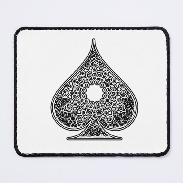 Item preview, BLACK WHITE SPADE BANDANA designed and sold by EPIC DESIGN PROS.