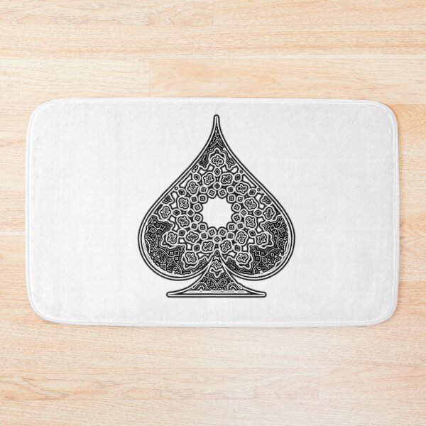 Item preview, BLACK WHITE SPADE BANDANA designed and sold by EPIC DESIGN PROS.