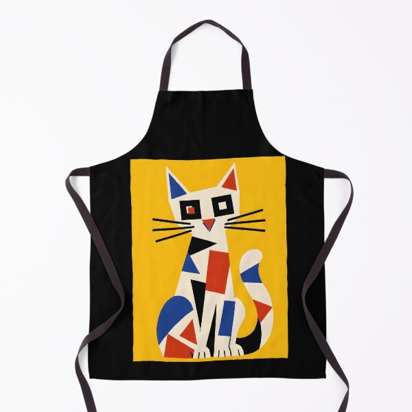 Item preview, Geometric Abstract Cat Piet Cat designed and sold by THREE LITTLE BEANS.