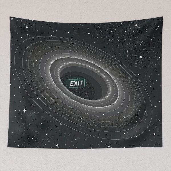Item preview, Exit the Void – Black Hole Escape Concept designed and sold by LordOfWear.