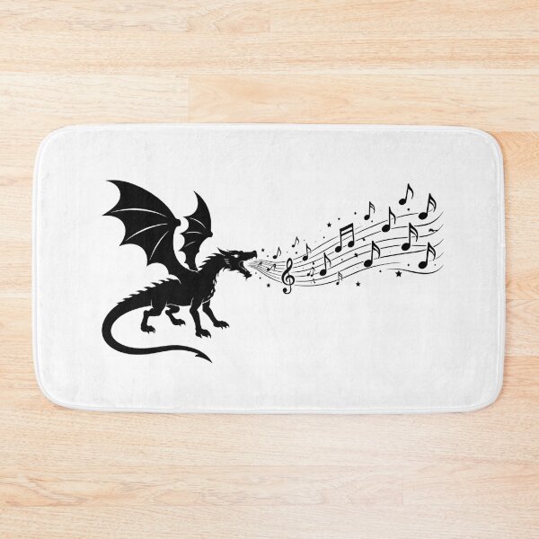 Aperçu de l'œuvre Musique de respiration du dragon – Silhouette minimaliste créée et vendue par Sn1ver.