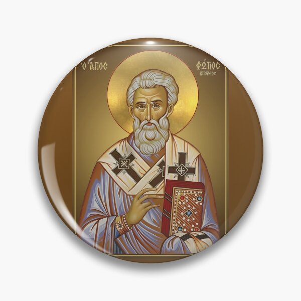 Item preview, Saint Photios I the Great, orthodox Icon designed and sold by orthodox-icon.
