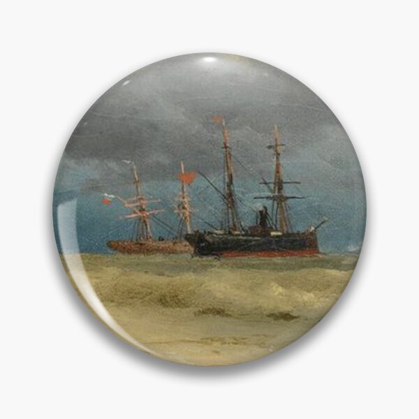 Item preview, Two Ships Anchored off a Beach designed and sold by SharonTheFirst.