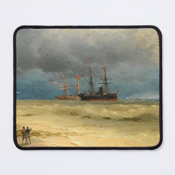 Item preview, Two Ships Anchored off a Beach designed and sold by SharonTheFirst.