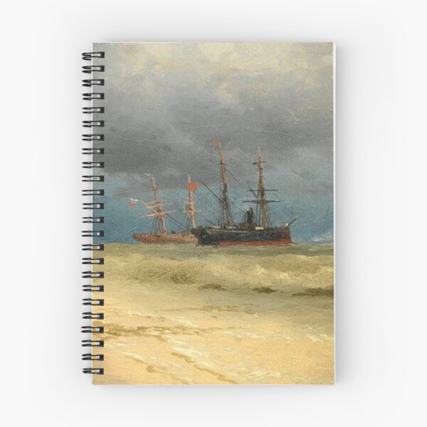 Item preview, Two Ships Anchored off a Beach designed and sold by SharonTheFirst.