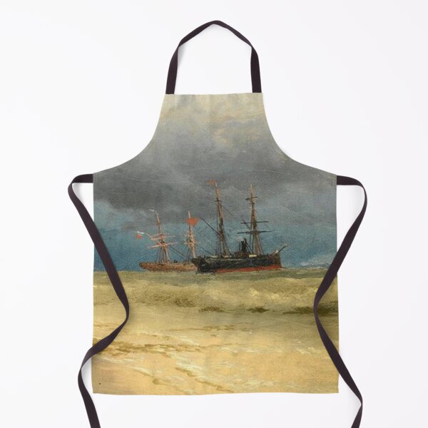 Item preview, Two Ships Anchored off a Beach designed and sold by SharonTheFirst.