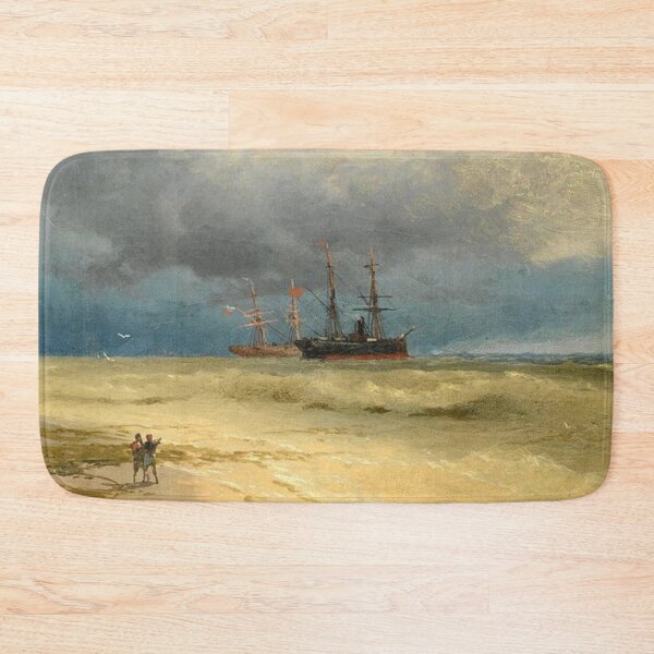 Item preview, Two Ships Anchored off a Beach designed and sold by SharonTheFirst.