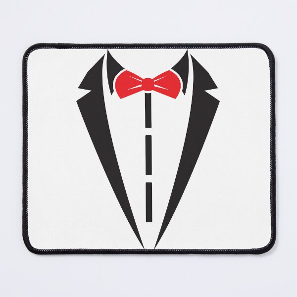 Item preview, Tuxedo red bow tie designed and sold by BuxomBabe21.