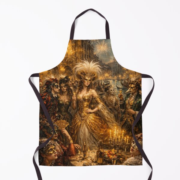 Item preview, Venetian Masquerade Ball – Symbolist Carnival Mask Festival Artwork designed and sold by DrizzyV.