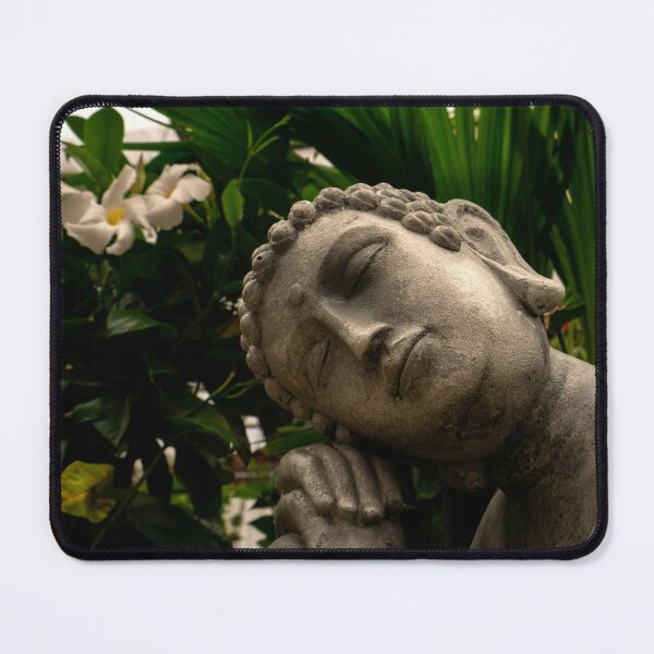Item preview, Reclining Buddha Statue Garden Tropical Plants Fine Art Photography designed and sold by MDCCo.