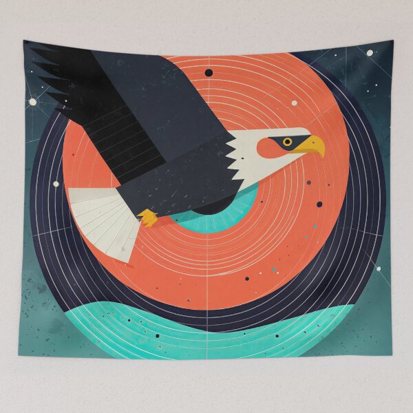 Item preview, Cosmic Flight of the Eagle designed and sold by ForeverPrintsOK.