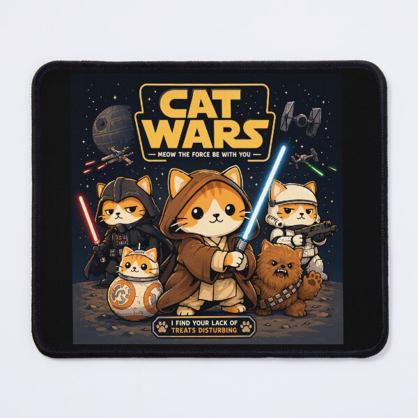 Item preview, Cat Wars Movie Poster - Funny "Lack of Treats" Quote designed and sold by anandariki.