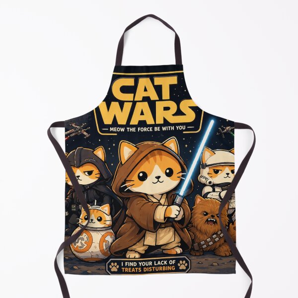 Item preview, Cat Wars Movie Poster - Funny "Lack of Treats" Quote designed and sold by anandariki.