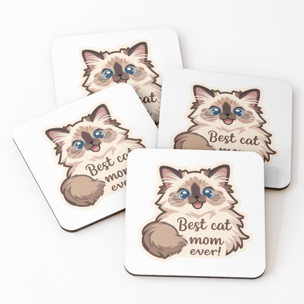 Item preview, Best cat mom ever! Mother's day card designed and sold by MendaciousMina.