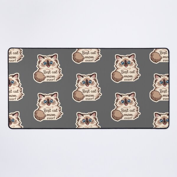 Item preview, Best cat mom ever! Mother's day card designed and sold by MendaciousMina.