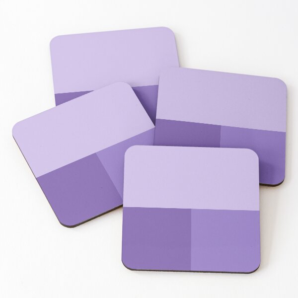 Item preview, Soft Plum Harmony Blocks – Minimalist Geometric Colour Study designed and sold by Claire_Brown.