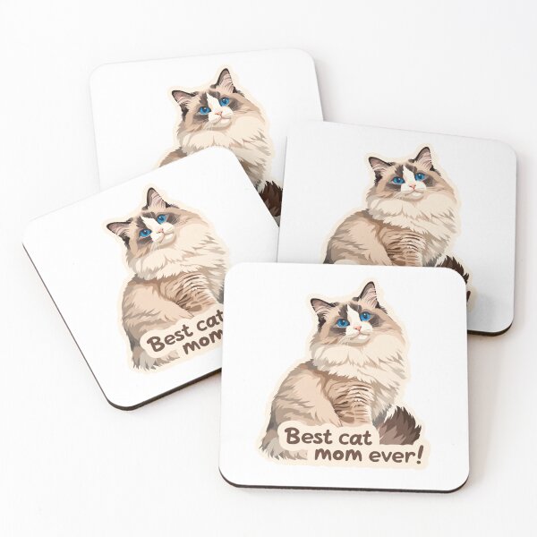 Item preview, Best cat mom ever! Mother's day card designed and sold by MendaciousMina.
